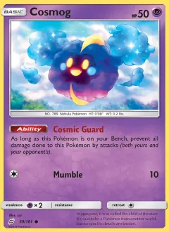 Cosmog, Team Up 69/181
