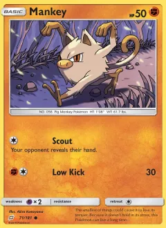 Mankey, Team Up 71/181