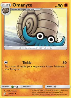 Omanyte, Team Up 75/181