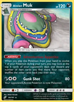 Alolan Muk, Team Up 84/181
