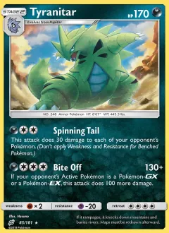 Tyranitar, Team Up 85/181