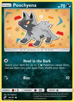 Poochyena, Team Up 86/181