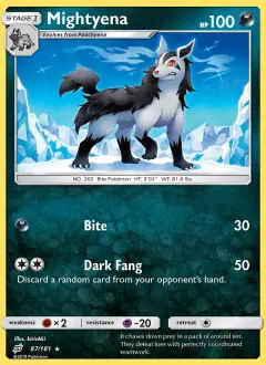 Mightyena, Team Up 87/181