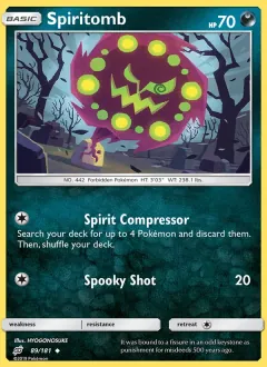 Spiritomb, Team Up 89/181