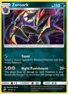 Zoroark, Team Up 91/181