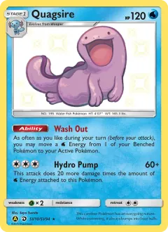 Quagsire, Hidden Fates Shiny Vault SV10/94