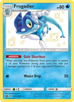 Frogadier, Hidden Fates Shiny Vault SV12/94