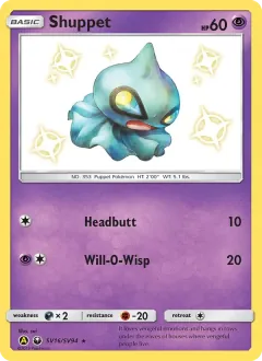Shuppet, Hidden Fates Shiny Vault SV16/94