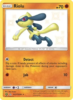 Riolu, Hidden Fates Shiny Vault SV21/94