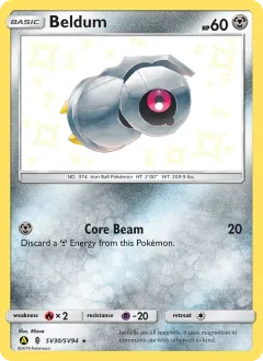 Beldum, Hidden Fates Shiny Vault SV30/94