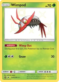 Wimpod, Hidden Fates Shiny Vault SV4/94