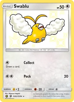 Swablu, Hidden Fates Shiny Vault SV42/94