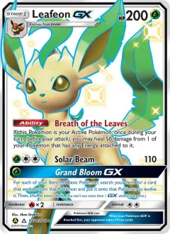 Leafeon-GX, Hidden Fates Shiny Vault SV46/94