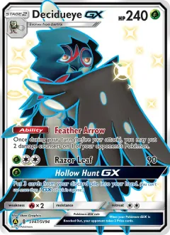 Decidueye-GX, Hidden Fates Shiny Vault SV47/94