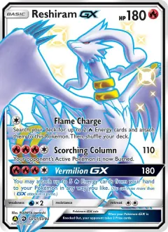 Reshiram-GX, Hidden Fates Shiny Vault SV51/94
