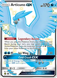 Articuno-GX, Hidden Fates Shiny Vault SV54/94