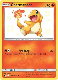 Charmander, Hidden Fates Shiny Vault SV6/94