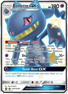 Banette-GX, Hidden Fates Shiny Vault SV61/94