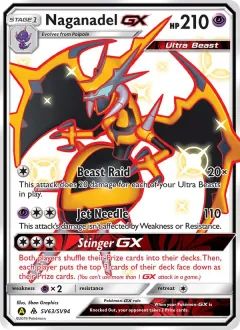 Naganadel-GX, Hidden Fates Shiny Vault SV63/94