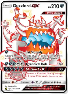 Guzzlord-GX, Hidden Fates Shiny Vault SV71/94