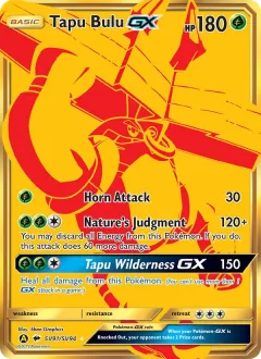 Tapu Bulu-GX, Hidden Fates Shiny Vault SV91/94