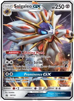 Solgaleo GX, SM Black Star Promos SM104/248