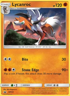 Lycanroc, SM Black Star Promos SM105/248