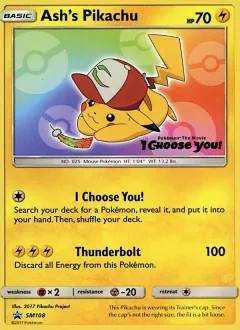 Ash's Pikachu, SM Black Star Promos SM108/248