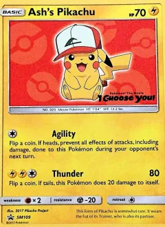 Ash's Pikachu, SM Black Star Promos SM109/248