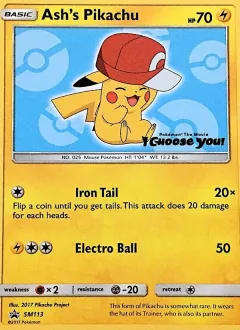 Ash's Pikachu, SM Black Star Promos SM113/248