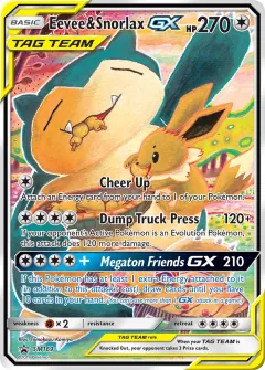 Eevee & Snorlax GX, SM Black Star Promos SM169/248
