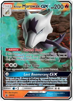 Alolan Marowak GX, SM Black Star Promos SM187/248