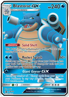 Blastoise GX, SM Black Star Promos SM189/248