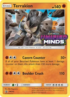 Terrakion, SM Black Star Promos SM205/248