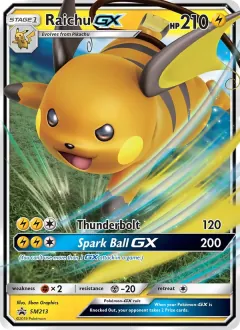Raichu GX, SM Black Star Promos SM213/248