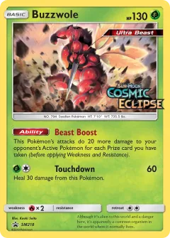 Buzzwole, SM Black Star Promos SM218/248