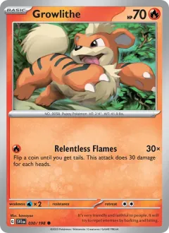Growlithe, Scarlet & Violet 030/198