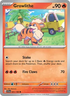Growlithe, Scarlet & Violet 031/198