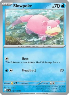 Slowpoke, Scarlet & Violet 042/198