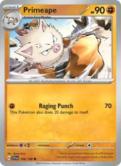 Primeape, Scarlet & Violet 108/198
