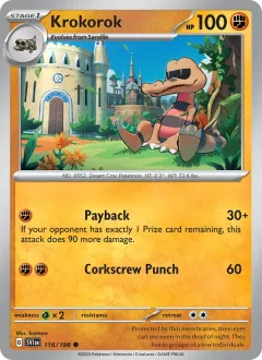 Krokorok, Scarlet & Violet 116/198