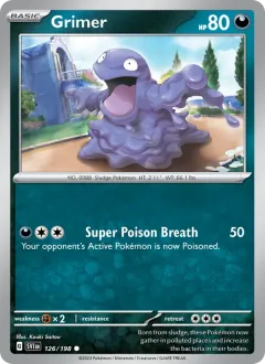 Grimer, Scarlet & Violet 126/198