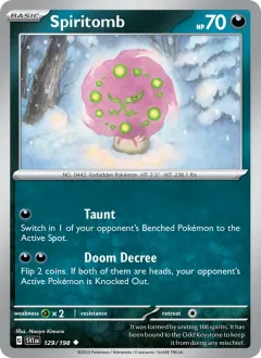Spiritomb, Scarlet & Violet 129/198