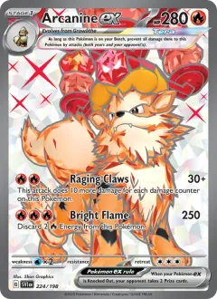 Arcanine ex, Scarlet & Violet 224/198