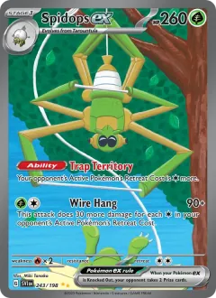 Spidops ex, Scarlet & Violet 243/198
