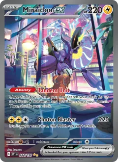Miraidon ex, Scarlet & Violet 244/198