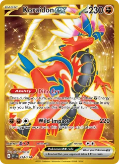Koraidon ex, Scarlet & Violet 254/198