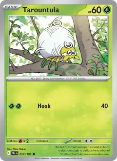 Tarountula, Paldea Evolved 017/193