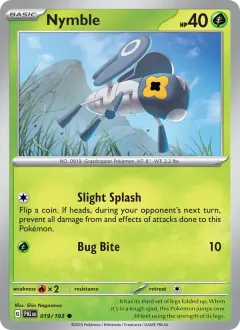 Nymble, Paldea Evolved 019/193