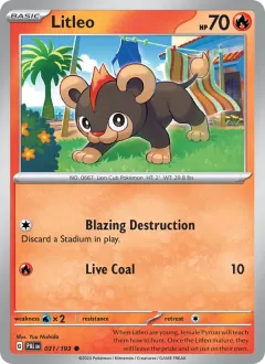 Litleo, Paldea Evolved 031/193